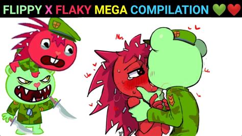 flippy x flaky|FLIPPY X FLAKY MEGA COMPILATION MARATHON ️ LOVE .